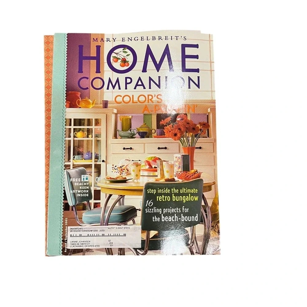 Vintage Mary Engelbreit Home Companion Magazine Lot 2002 Volume Six Complete
